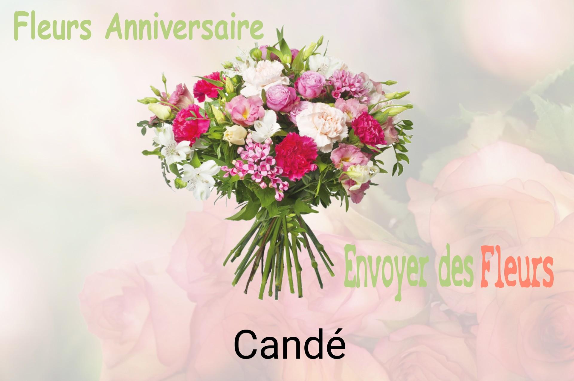 Bouquet de fleurs d’anniversaire livré à Candé